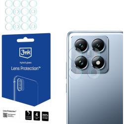Hybrid Glass Xiaomi 14T / 14T Pro 3MK Lens Protector Αντιχαρακτικό Υβριδικό Προστατευτικό για Φακό Κάμερας 4 Τεμάχια (5903108611039)