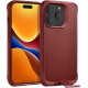 Θήκη iPhone 14 Pro Oakshield Σκληρή με MagSafe & KickStand - Dark Red (OAK000038FU003C)