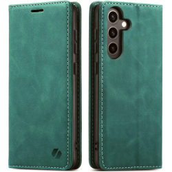 Θήκη Samsung Galaxy S24 FE Spacecase Wallet Πορτοφόλι - Green (5905719113940)