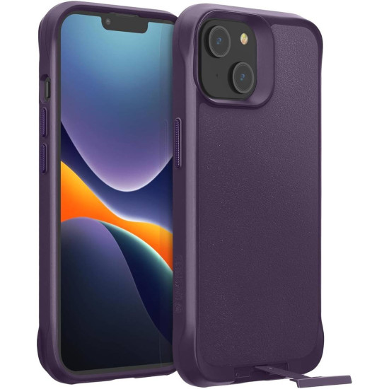 Θήκη iPhone 14 Oakshield Σκληρή με KickStand - Violet (OAK000038FT003C)