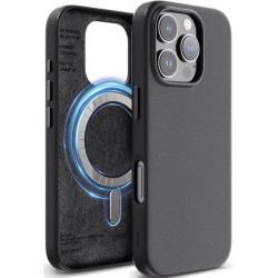 Θήκη iPhone 16 Pro Elago Magnetic Leather από Vegan Δέρμα με MagSafe - Black (ES16MSLE63PRO-BK)