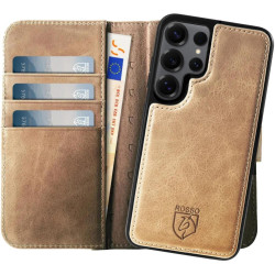 Θήκη Samsung Galaxy S25 Ultra Rosso Elite Δερμάτινο Πορτοφόλι με MagSafe - Light Brown (8719246463426)