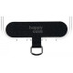 Ένθετο Στήριξης HappyCase Universal Nylon Pad Βάση Στήριξης για Λουράκια Κινητών / Smartphones - Black (8719246460920)