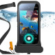 Θήκη iPhone 15 / 14 / 13 ESR Waterproof Pouch Pro Αδιάβροχη με Λουράκι IPX8 - Black (4894240195680)