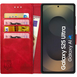 Θήκη Samsung Galaxy S25 Ultra Rosso Element PU Πορτοφόλι - Red (8719246463181)