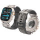 Λουράκι Apple Watch Ultra/SE/11/10/9/8/7/6/5/4 (49/46/45/44mm) Spigen DuraPro Armor Σιλικόνης - Gray (AMP09104)