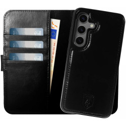 Θήκη Samsung Galaxy S25 Plus Rosso Elite Δερμάτινο Πορτοφόλι με MagSafe - Black (8719246463389)