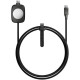 Καλώδιο Type-C Nomad Kevlar σε Type-C & Μαγνητικό Φορτιστή για Apple Watch / AirPods 100W 150cm - Black (NM014780858)