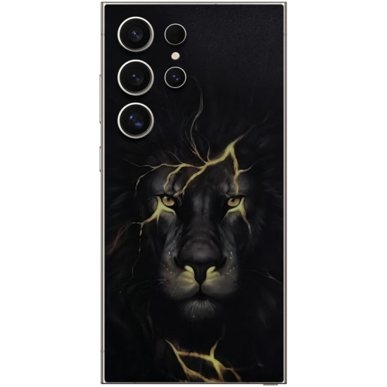 Αυτοκόλλητο Skin Προστασίας Πλάτης Samsung Galaxy S25 Ultra Gams Premium Vinyl Skin Back Plate Φωσφορίζον - Luminus Lion (GAMS-VNL-SKIN-LMLN-002-216)