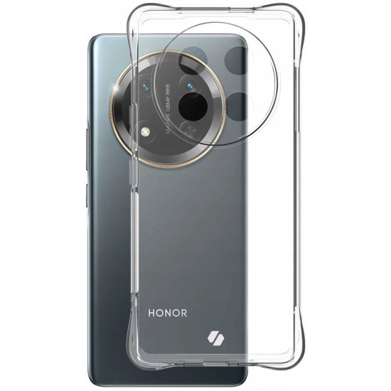 Θήκη Honor Magic7 Lite Spacecase Anti-Shock Διάφανη Σιλικόνης 1mm - Clear (5905719114510)