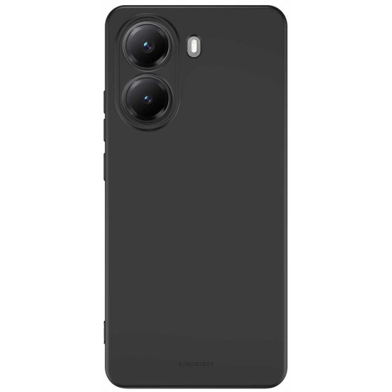 Θήκη Xiaomi Poco X7 Pro Spacecase Silicone Case Σιλικόνης - Black (5905719118006)