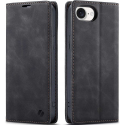 Θήκη iPhone 16e Spacecase Wallet Πορτοφόλι - Black (5905719117917)