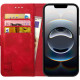Θήκη iPhone 16e Rosso Element PU Πορτοφόλι - Red (8719246468421)