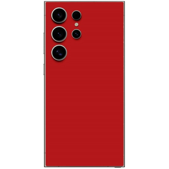Αυτοκόλλητο Skin Προστασίας Πλάτης Samsung Galaxy S25 Ultra Gams Premium Vinyl Skin Back Plate - Red Matte (GAMS-VNL-SKIN-RM-002-216)