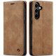 Θήκη Samsung Galaxy S25 Plus Spacecase Wallet Πορτοφόλι - Light Brown (5905719114664)