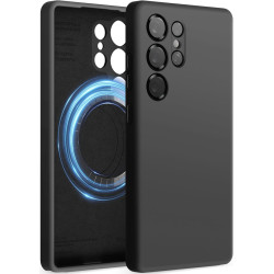 Θήκη Samsung Galaxy S25 Ultra Elago Magnetic Silicone Case Premium Σιλικόνης με MagSafe - Black (EGS25MSSC68-BK)