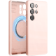 Θήκη Samsung Galaxy S25 Ultra Elago Magnetic Silicone Case Premium Σιλικόνης με MagSafe - Lovely Pink (EGS25MSSC68-LPK)
