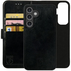 Θήκη Samsung Galaxy S25 Rosso Element 2 in 1 PU Πορτοφόλι - Black (8719246463266)