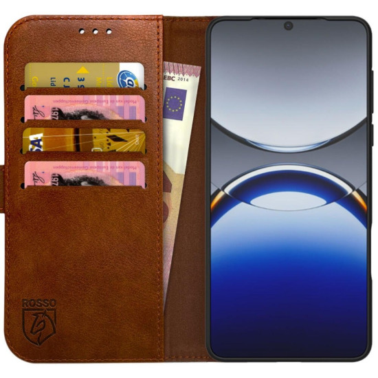 Θήκη Oppo Find X8 Pro Rosso Element PU Πορτοφόλι - Brown (8719246468582)
