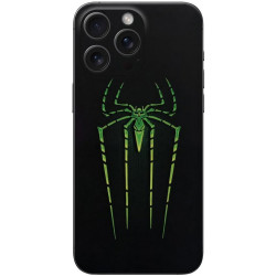 Αυτοκόλλητο Skin Προστασίας Πλάτης iPhone 16 Pro Max Gams Premium Vinyl Skin Back Plate Φωσφορίζον - Luminus Spider (GAMS-VNL-SKIN-LMSD-001-083)