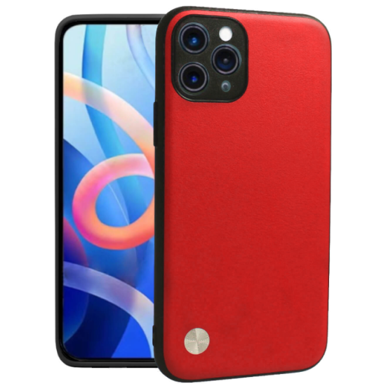 Θήκη iPhone 11 Pro Max Bodycell Vegan Cover Σκληρή - Red (5206015075483)