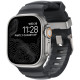 Λουράκι Apple Watch Ultra/SE/11/10/9/8/7/6/5/4 (49/46/45/44mm) Nomad Rocky Point Band Αδιάβροχο FKM & Τιτάνιο - Storm / Natural (NM013596858)