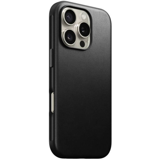 Θήκη iPhone 16 Pro Nomad Modern Leather Case Δερμάτινη με MagSafe - Black (NM01697985)