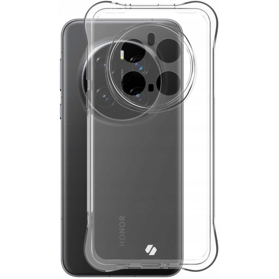 Θήκη Honor Magic7 Pro Spacecase Anti-Shock Διάφανη Σιλικόνης 1mm - Clear (5905719114527)
