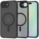 Θήκη iPhone 16e Spacecase Hybrid MagSafe Σκληρή Ημιδιάφανη με MagSafe - Black (5905719117870)