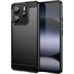Θήκη Xiaomi Redmi Note 14 4G Spacecase Carbon Σιλικόνης - Black (5905719117986)