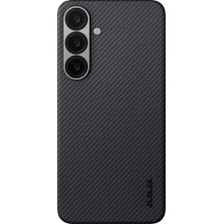 Θήκη Samsung Galaxy S25 Plus Pitaka Ultra-Slim MagEZ Case 6 Aramid Fiber Body με MagSafe 1.00mm 600D - Black / Grey / Twill (KS2501S)