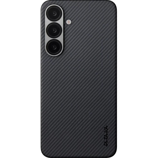 Θήκη Samsung Galaxy S25 Plus Pitaka Ultra-Slim MagEZ Case 6 Aramid Fiber Body με MagSafe 1.00mm 600D - Black / Grey / Twill (KS2501S)