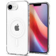 Θήκη iPhone 17e / 16e Spigen Liquid Crystal MagFit Σιλικόνης με MagSafe - Clear / White (ACS09150)