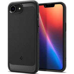 Θήκη iPhone 17e / 16e Spigen Rugged Armor MagFit με MagSafe - Matte Black (ACS09152)