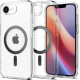 Θήκη iPhone 17e / 16e Spigen Ultra Hybrid MagFit Σκληρή με MagSafe - Clear / Carbon Fiber (ACS09140)
