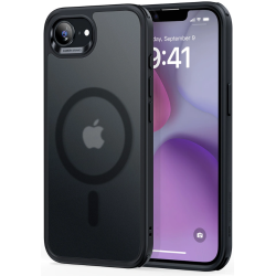 Θήκη iPhone 17e / 16e ESR Classic Hybrid HaloLock Ανθεκτική με MagSafe - Frosted Black (4894240261347)
