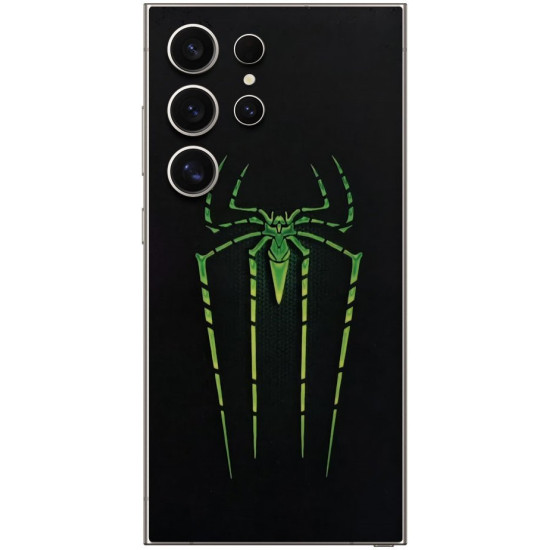 Αυτοκόλλητο Skin Προστασίας Πλάτης Samsung Galaxy S25 Ultra Gams Premium Vinyl Skin Back Plate Φωσφορίζον - Luminus Spider (GAMS-VNL-SKIN-LMSD-002-216)