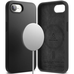 Θήκη iPhone 17e / 16e Ringke Silicone Magnetic Ανθεκτική Σιλικόνης με MagSafe - Black (8800293852810)