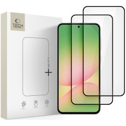 Tempered Glass Samsung Galaxy A56 / A36 Tech-Protect Glass Fit+ Full Face Αντιχαρακτικό Γυαλί Προστασίας Οθόνης 2 Τεμάχια - Black (5906302362059)