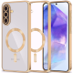 Θήκη Samsung Galaxy A56 Tech-Protect MagFlex Διάφανη Σιλικόνης με MagSafe - Shiny Gold (5906302362240)