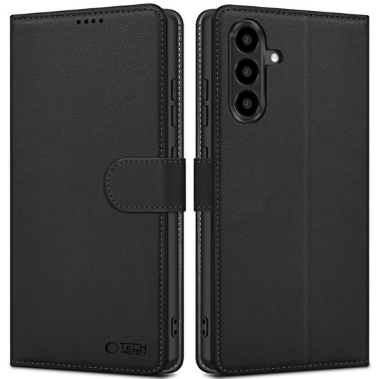Θήκη Samsung Galaxy A56 Tech-Protect Wallet Πορτοφόλι - Matte Black (5906302361120)