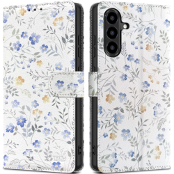 Θήκη Samsung Galaxy A56 Tech-Protect Wallet Πορτοφόλι - Spring Flowers (5906302362196)