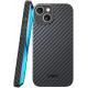 Θήκη iPhone 13 Nekit Fiber Σκληρή με MagSafe Aramid Fiber 1mm 1500D Kevlar - Black (8719246462771)