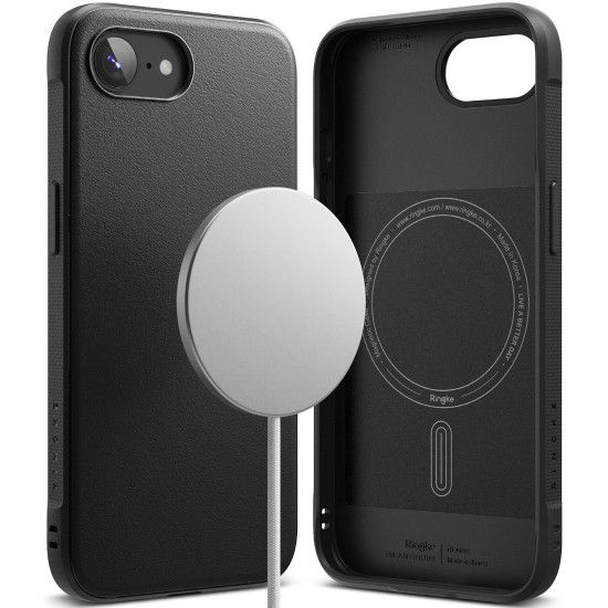 Θήκη iPhone 17e / 16e Ringke Onyx Magnetic Σιλικόνης με MagSafe - Black (8800293852759)