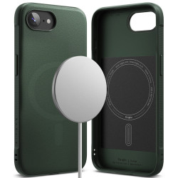 Θήκη iPhone 17e / 16e Ringke Onyx Magnetic Σιλικόνης με MagSafe - Dark Green (8800293852780)