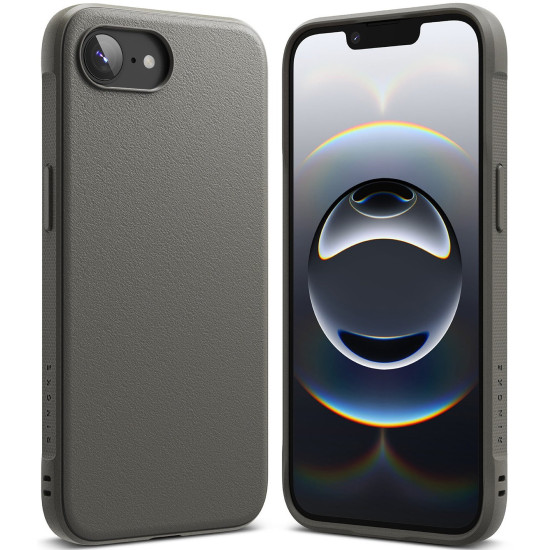 Θήκη iPhone 17e / 16e Ringke Onyx Σιλικόνης - Gray (8800293852698)