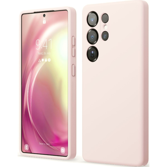 Θήκη Samsung Galaxy S25 Ultra Elago Silicone Case Premium Σιλικόνης - Lovely Pink (EGS25SC68-LPK)