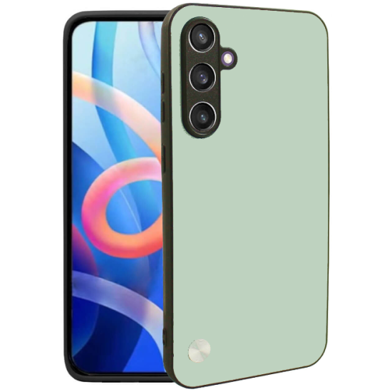 Θήκη Samsung Galaxy S23 FE Bodycell Vegan Cover Σκληρή - Light Green (5206015077197)