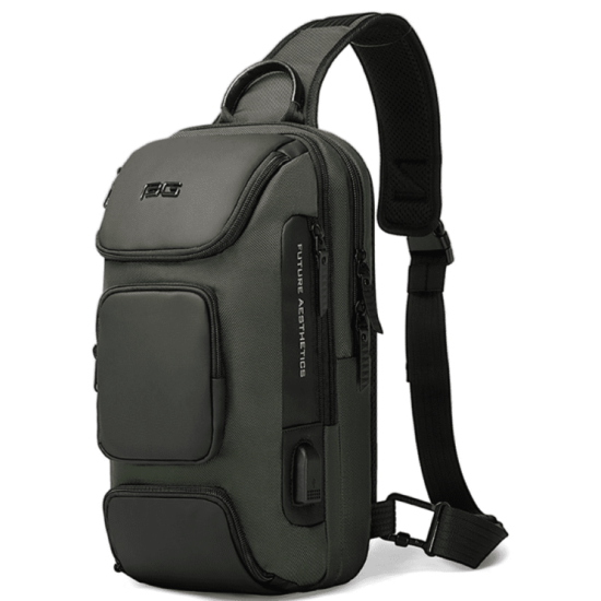 Ανδρικό Τσαντάκι Bange 7086 Ώμου / Χιαστί Crossbody 9L - Green