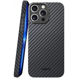 Θήκη iPhone 13 Pro Max Nekit Fiber Σκληρή με MagSafe Aramid Fiber 1mm 1500D Kevlar - Black (8719246462795)